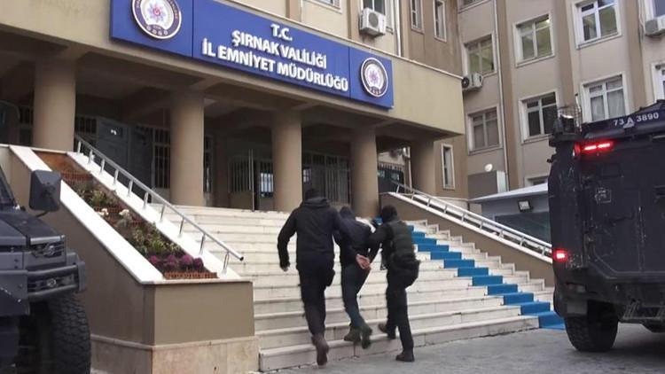 Şırnak'ta terör örgütü operasyonu: 14 gözaltı