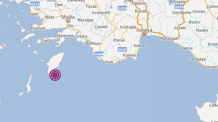 Son dakika... Akdeniz'de 4,3 büyüklüğünde deprem