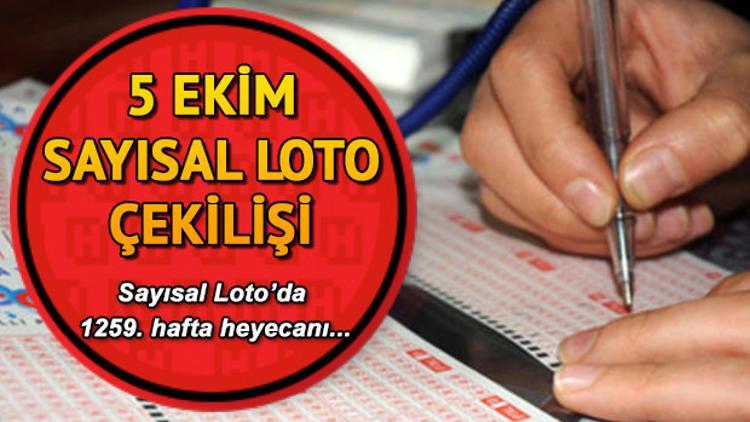 Sayısal Loto 5. kez devretti! Milli Piyango 5 Ekim Sayısal Loto çekiliş sonuçları