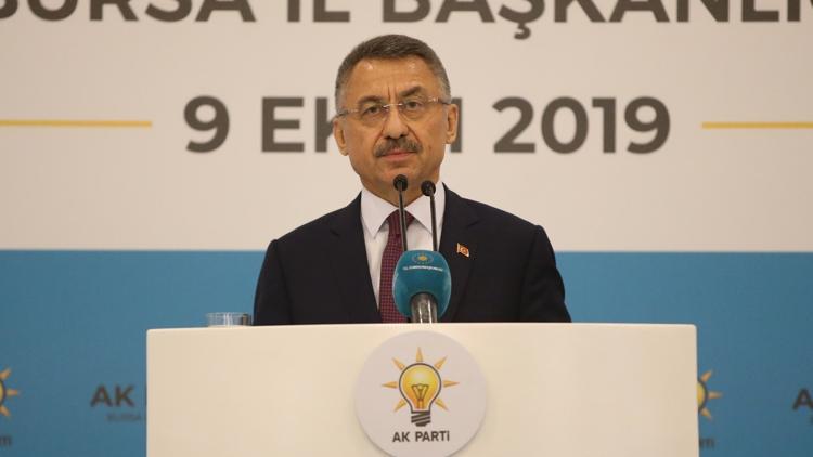 Cumhurbaşkanı Yardımcısı Oktay: Suriye topraklarını 'Barış Pınarı'yla sulamakta kararlıyız