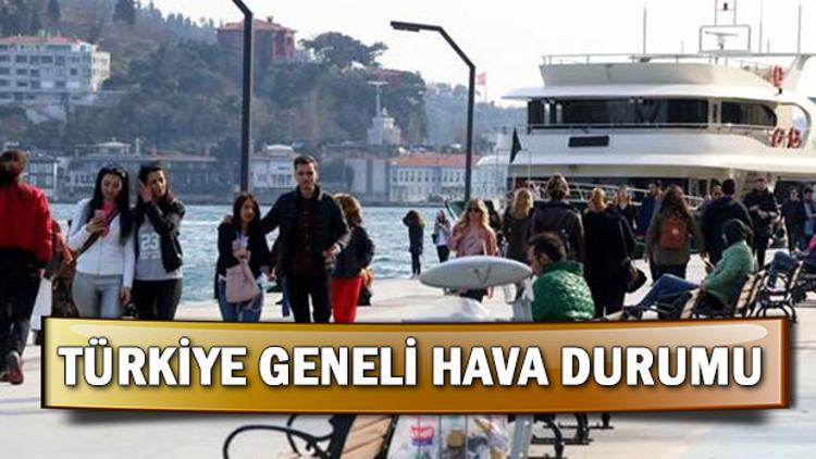 Pazar günü hava nasıl olacak? 13 Ekim hava durumu tahminleri