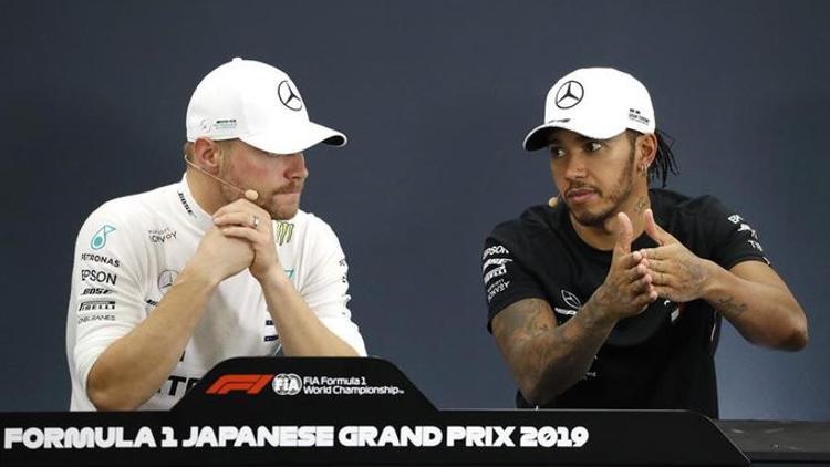 Japonya'da zafer Bottas'ın! Mercedes, takımlar klasmanında şampiyon...