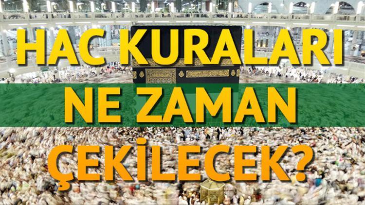Hac kuraları ne zaman çekilecek? 2019 Hac kura çekim tarihi