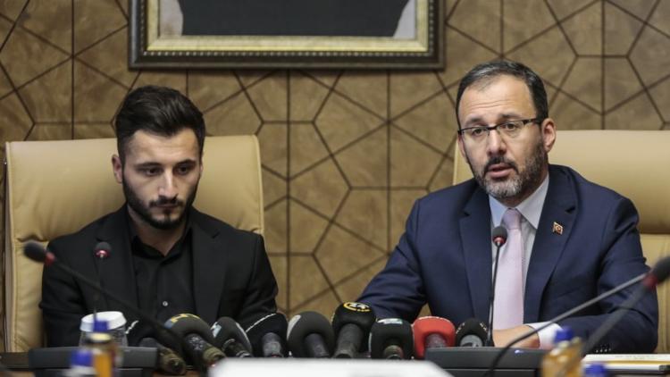 Bakan Kasapoğlu Enver Cenk Şahin’i kabul etti