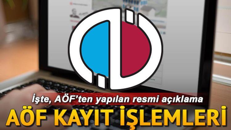 AÖF kayıt yenileme işlemi nasıl yapılır? AÖF güz dönemi sınav takvimi