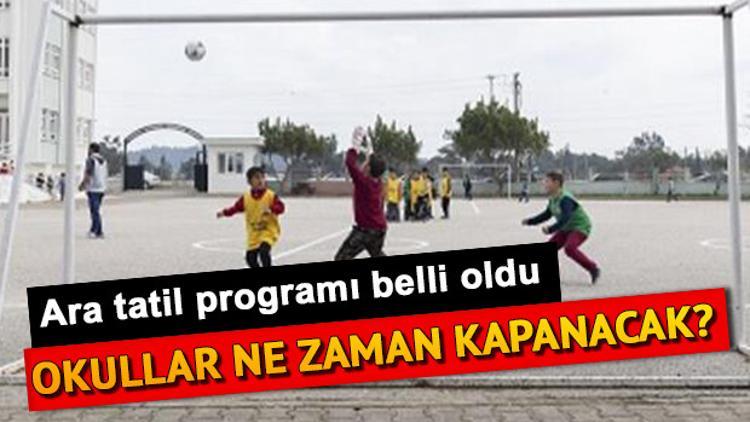 Ara tatil dönemi ne zaman başlıyor? İlk tatile kaç gün kaldı?