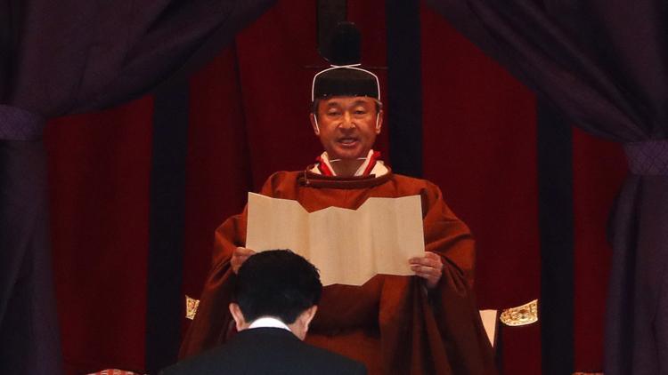 Japonya'nın 126. İmparatoru Naruhito tahta çıktı