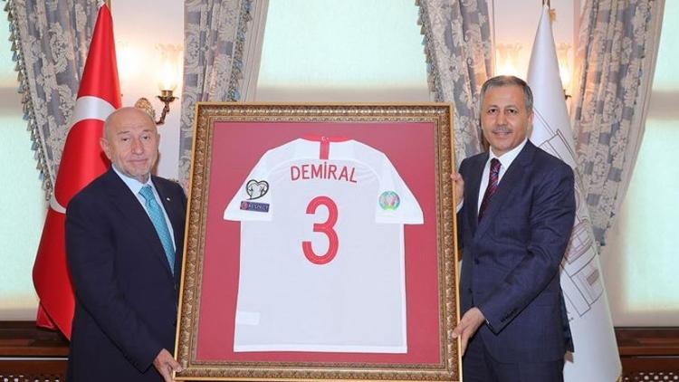 TFF Yönetimi'nden Vali Yerlikaya'ya ziyaret