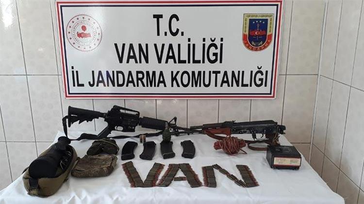 Van'da, PKK'ya ait silah ve mühimmat ele geçirildi