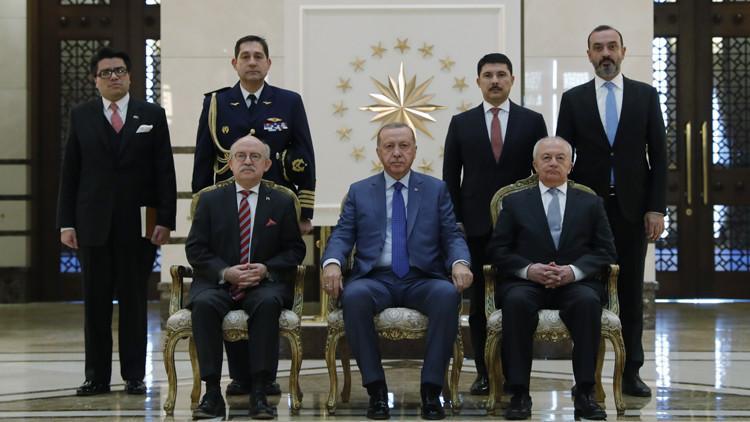 Cumhurbaşkanı Erdoğan, Şili'nin Ankara Büyükelçisi Latorre'yi kabul etti