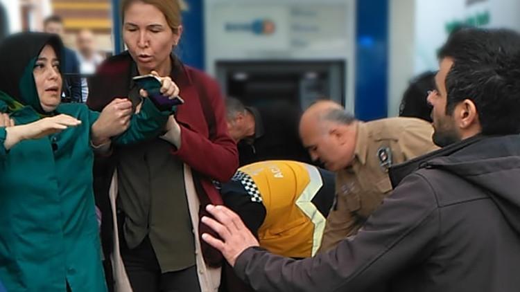 ATM sırasında dehşet