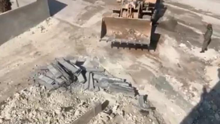 Teröristlere ait tünel ve mevziler kullanılmaz hale getiriliyor