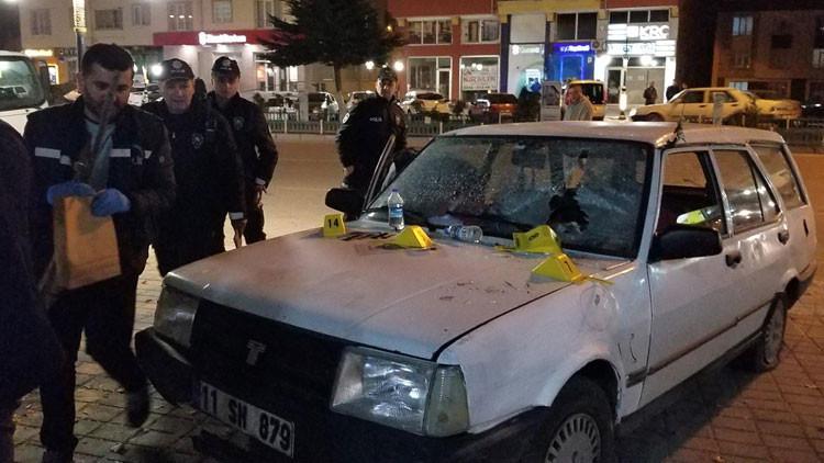 Hareketli gece! Polis merkezi önünde tüfekle ateş edince...