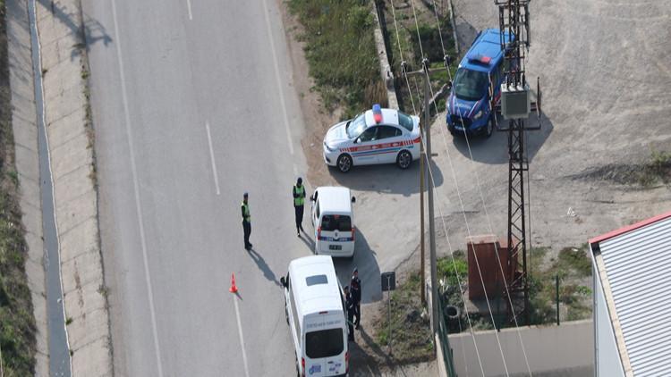 Çankakkale'de helikopterli denetimde sürücülere ceza