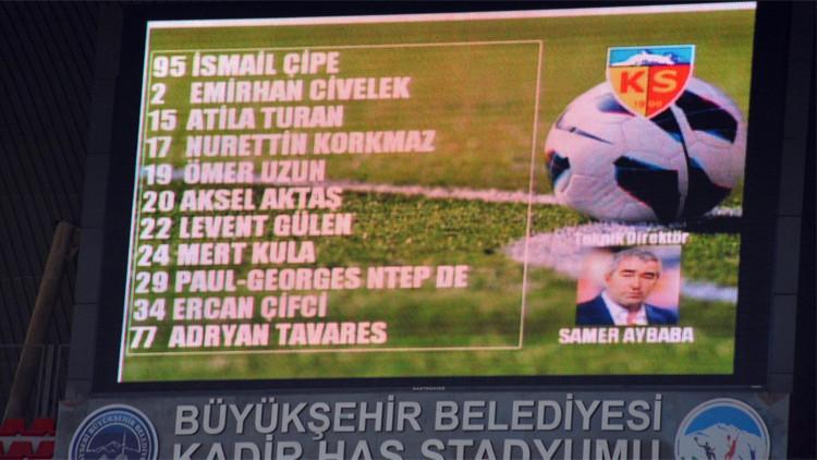 Kayserispor'da 'Samet Aybaba' gafı! Skorbord...