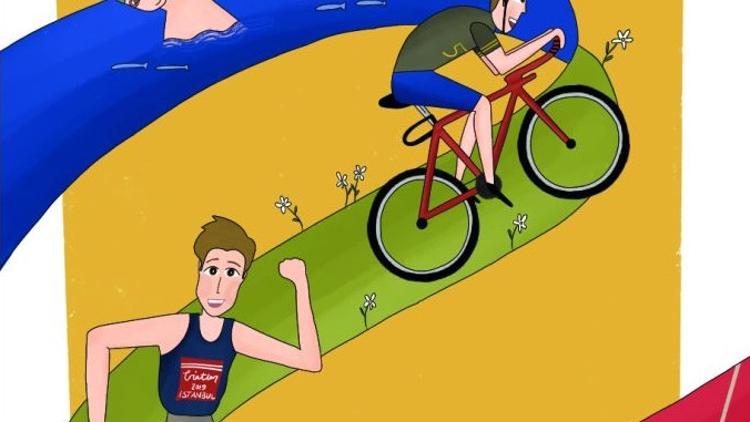 ‘Enerjik’ gazeteciden çocuklara sportif anılar