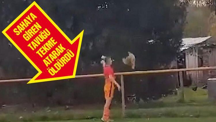 Hırvatistan’daki futbol sahasında insanlık dışı hareket!