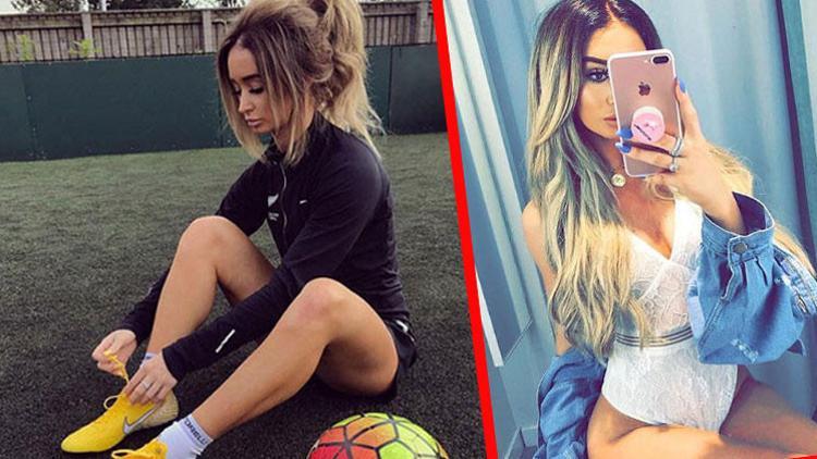 Güzel futbolcuyu herkes model sanıyor!