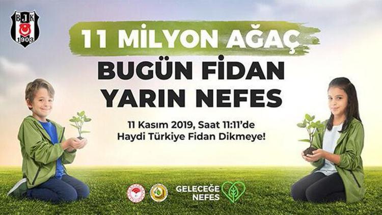 Beşiktaş'tan taraftarlarına "Geleceğe Nefes Ol" çağrısı!