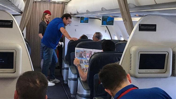 Mustafa Cengiz ile Ergin Ataman'ın uçak sohbeti
