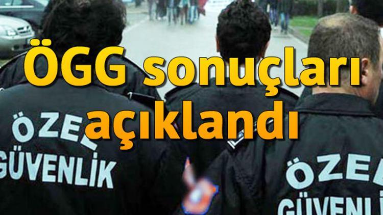 ÖGG sınav sonuçları açıklandı.. ÖGG sınav sonuçları nasıl sorgulanır?