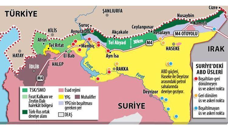 İşte Suriye’de ABD’nin son hali