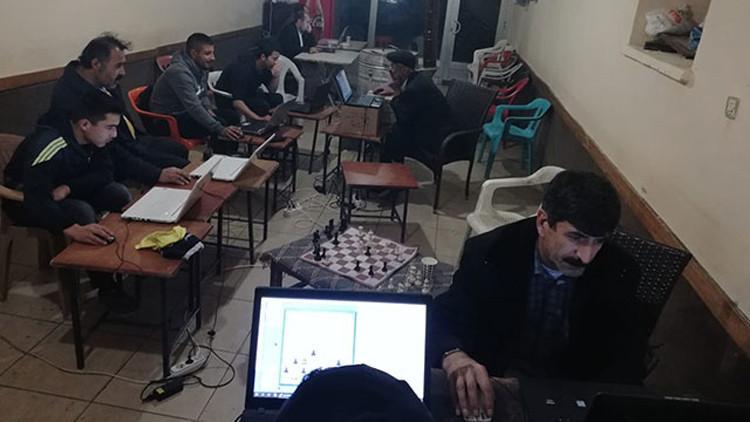 Van'ın Bahçesaray ilçesindeki online satranç turnuvasına büyük ilgi
