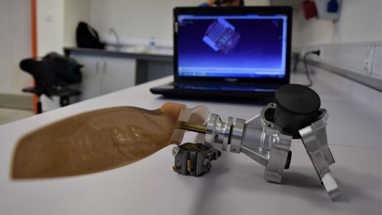 İHA yük taşıma kapasitesini artırmak için motor prototipi üretildi