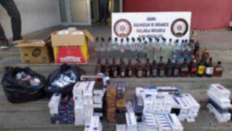 Adana'da kaçak sigara operasyonu