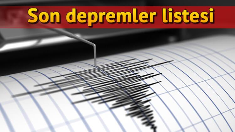 16 Kasım Kandilli Rasathanesi son depremler listesi ...