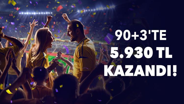 90+3'te 5 bin 930 TL kazandı! Haftanın öne çıkan iddaa kuponu...