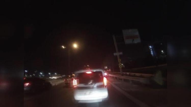 Yaptığı kaza kask kamerasında