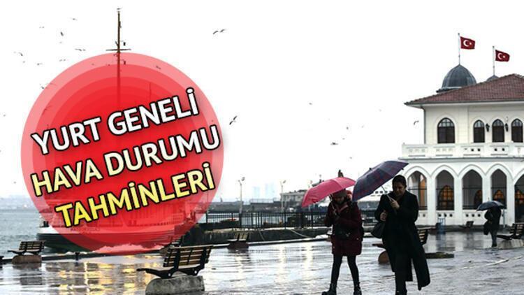 Pazar günü hava nasıl olacak? 24 Kasım 2019 hava durumu tahminleri