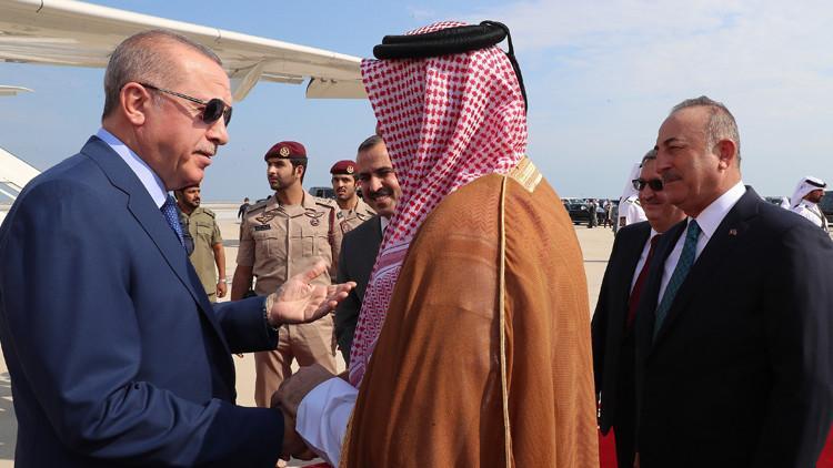 Cumhurbaşkanı Erdoğan Katar'a geldi