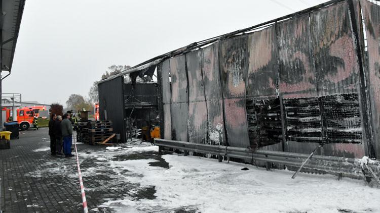 Almanya’da Türk şirketinin deposu kundaklandı