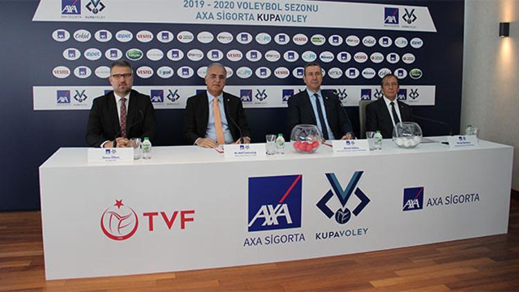 AXA Sigorta Kadınlar Kupa Voley 1. etap eşleşmeleri belli oldu