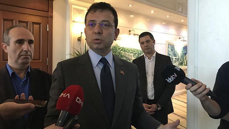 Ekrem İmamoğlu'ndan 'Kanal İstanbul' açıklaması