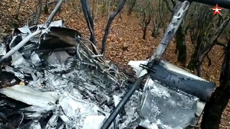 Rusya'da bir helikopter düştü, pilot hayatını kaybetti