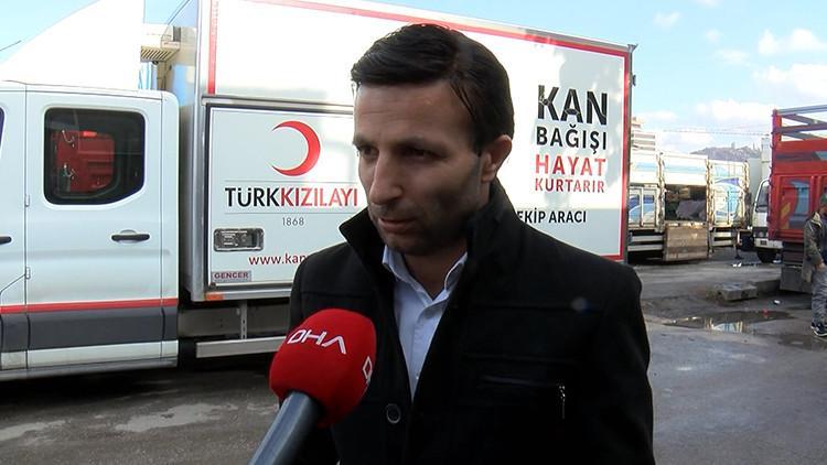Ankara'da atık toplayıcılarından Kızılay'a kan bağışı
