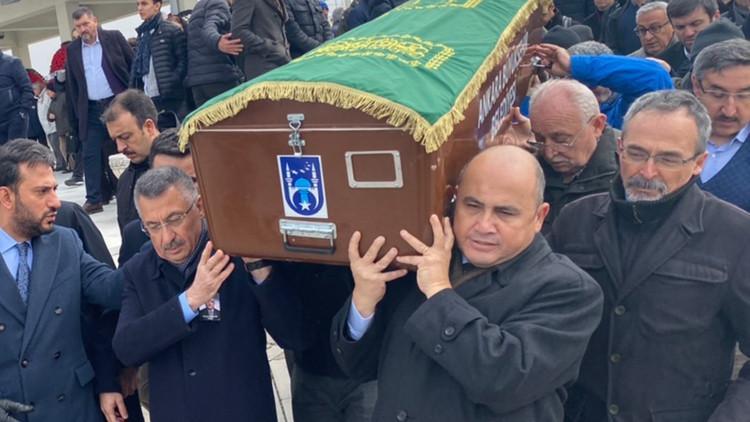 Fuat Oktay, Ankara'da cenaze törenine katıldı