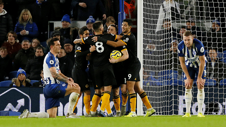 Brighton 2-2 Wolverhampton