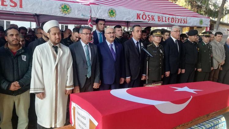 Kalp krizinden ölen Kıbrıs gazisi, Aydın'da toprağa verildi