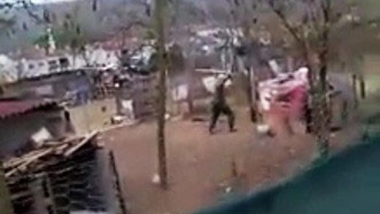 Köpeğini kalasla dövdü! Vahşet görüntülendi
