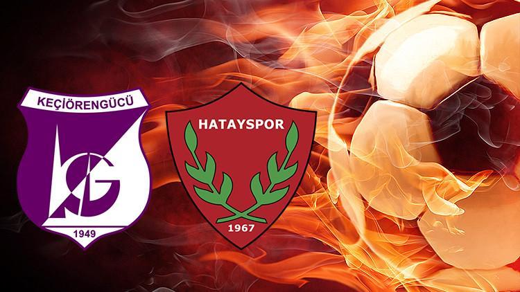 Keçiörengücü Hatayspor maçı ne zaman saat kaçta hangi kanalda? Liderlik devam edecek mi?