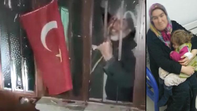 Kütahya'da şoke eden olay! 2,5 yaşındaki kızıyla kendisini eve kilitledi