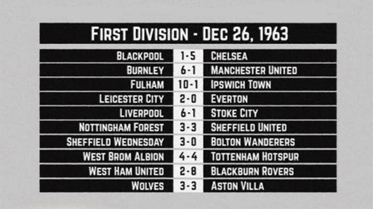 Premier Ligde Boxing Day coşkusu 56 yıl önce bugün...