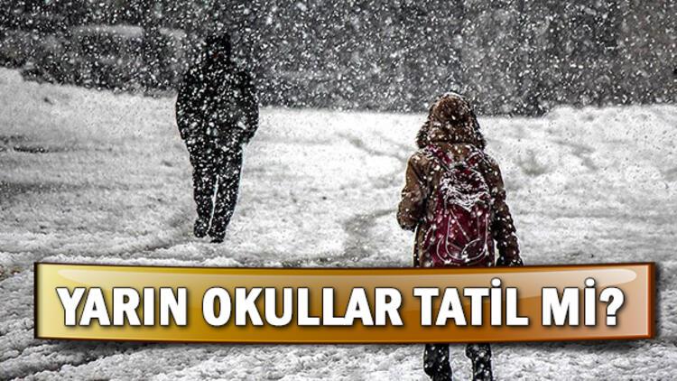 Kayseri, Adana, Kahramanmaraşta okullar yarın (Perşembe) tatil edildi mi 26 Aralık okullar nerelerde tatil