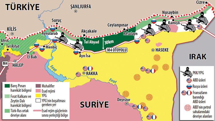 ABD ve Rusya taahhüt etmişti ama PKK/YPG ‘güvenli bölgeden’ çekilmedi