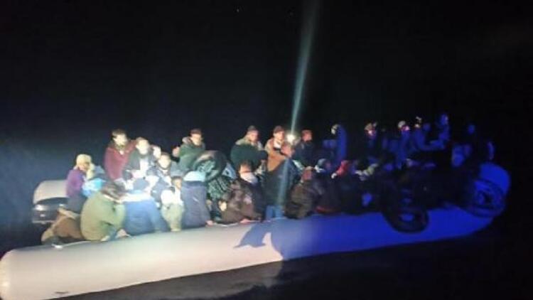 Bodrum açıklarında 43 kaçak göçmen yakalandı
