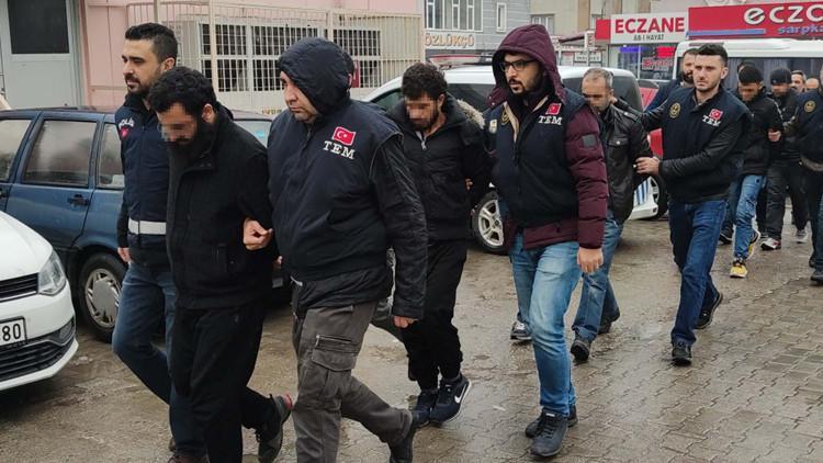Osmaniye'de, 8 DEAŞ şüphelisi adliyede
